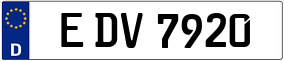 Truck License Plate